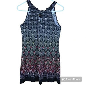 White House Black Market sleeveless dress with keyhole